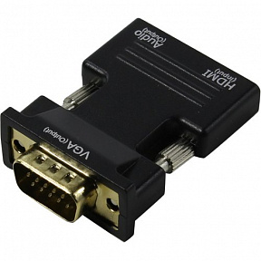 Converter HDMI (F)  -)  VGA  (15M) +  audio