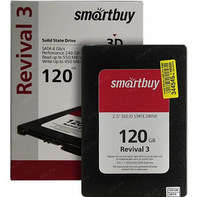SSD 120 Gb SATA 6Gb/s SmartBuy Revival 3 (SB120GB-RVVL3-25SAT3) 2.5"  3D TLC