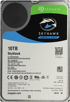 HDD 10 Tb SATA 6Gb/s Seagate SkyHawk  (ST10000VX0004)  3.5" 7200rpm  256Mb