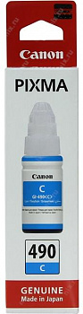 Чернильница Canon GI-490C  Cyan  для PIXMA  G1400/2400/3400
