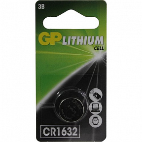 GP  Lithium  CR1632 (Li,  3V)