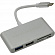 USB-C  SD/microSD Card Reader/Writer + 1port USB3.0 +  1port  USB2.0 +  microUSB