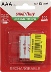 Аккумулятор Smartbuy SBBR-3A02BL600 (1.2V, 600mAh) NiMh, Size  "AAA"  (уп. 2  шт)