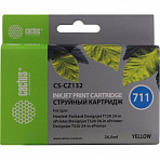 Картридж Cactus CS-CZ132 (№711) Yellow  для  HP DJ  T120/T520