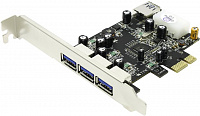 STLab U-750 (RTL) PCI-Ex1, USB3.0, 3 port-ext,  1 port-int