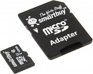 SmartBuy (SB128GBSDCL10-01) microSDXC 128Gb  Class10  + microSD--)SD  Adapter