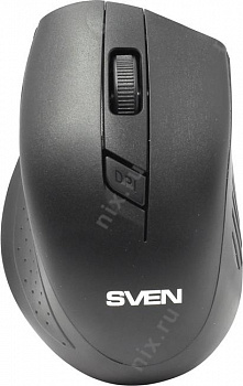 SVEN Wireless Optical Mouse (RX-325 Wireless Black) (RTL) USB 4btn+Roll