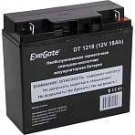 Аккумулятор Exegate DT 1218 (12V, 18Ah) для слаботочных систем (EX282969RUS)