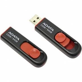 ADATA Classic C008 (AC008-64G-RKD)  USB2.0  Flash Drive  64Gb