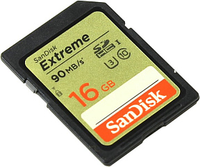 SanDisk Extreme (SDSDXNE-016G-GNCIN) SDHC Memory Card 16Gb  UHS-I U3