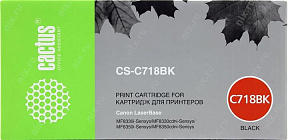 Картридж Cactus CS-C718BK Black для Canon  i-SENSYS MF8330