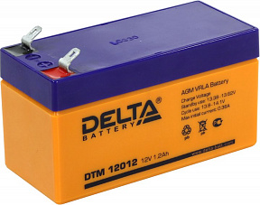Аккумулятор Delta DTM 12012 (12V, 1.2Ah) для UPS