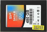 SSD 480 Gb SATA 6Gb/s Silicon Power Slim S55 (SP480GBSS3S55S25)  2.5" MLC