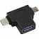 Orient (UC-302) Переходник USB3.0 AF--)micro-B +  USB-C M
