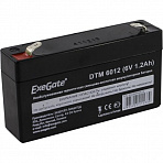 Аккумулятор Exegate DTM 6012 (6V, 1.2Ah) для UPS (EX282945RUS)