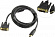 TV-COM (LCG135F-2м) Кабель HDMI to DVI-D Dual Link (19M -25M) 2м 2 фильтра
