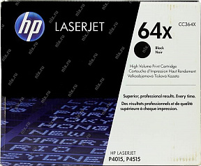Картридж HP CC364X (№64X) Black для HP LaserJet P4015/4515  (повышенной ёмкости)