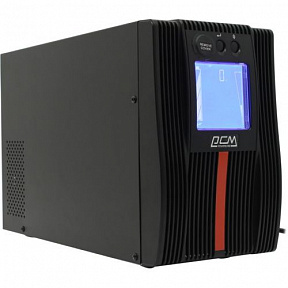 UPS 1000VA PowerCom Macan (MAC-1000)  LCD+ComPort+USB  (подкл-е доп.  батарей)