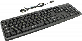Клавиатура Gembird KB-8320U-BL Black (USB) 104КЛ