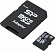 Silicon Power (SP128GBSTXBU1V10SP) microSDXC Memory Card 128Gb UHS-I  U1  + microSD--)SD  Adapter