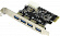 Espada (PCIe4USB3.0) (OEM) PCI-Ex1, USB3.0, 4 port-ext