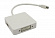 Espada (EMDPM-3in1DPF20) Кабель-адаптер miniDisplayPort(M) -)  HDMI 19F/DisplayPort(F)/DVI(F)