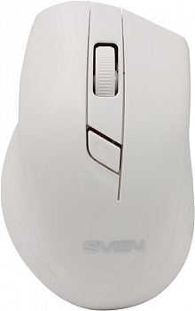 SVEN Wireless Optical Mouse (RX-325 Wireless White) (RTL)  USB 4btn+Roll