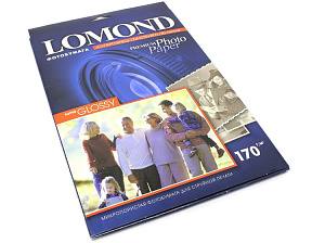 LOMOND 1101101 (A4, 20 листов, 170 г/м2) бумага  фото суперглянец