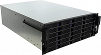 Server Case 4U Procase (ES424-SATA3-B-0) Black  24xHotSwapSAS/SATA,  E-ATX, без  БП
