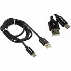 Defender (87814) Кабель USB2.0 AM--)USB-C M  1м, Black