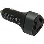 ACD (ACD-C233-X3B) Автомобильное зарядное уст-во USB (Вх.  DC12-24V,  DC5/9/12V, 3xUSB  3A)