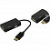 Кабель-адаптер DisplayPort(M)  -)  DVI  (29F)/HDMI 19(F)/VGA  (15F)