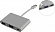 Кабель-адаптер USB-C -) VGA(15F) + USB3.0+USB-C port