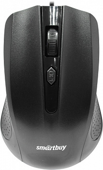SmartBuy Optical Mouse (SBM-352-K) (RTL)  USB 4btn+Roll