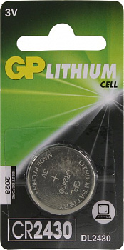 GP Lithium  Cell  CR2430 (Li,  3V)