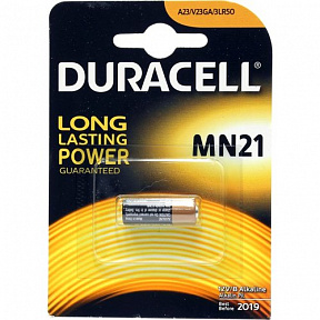 Duracell MN21 (3LR50) 12V, щелочной (alkaline) для брелоков  сигнализации машин