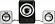 Колонки Dialog COLIBRI AC-202UP (Black-White) (2x3W +Subwoofer 5W, питание от USB)