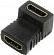 Smartbuy (A-112) Переходник HDMI (F)  -)  HDMI (F)  Г-образный