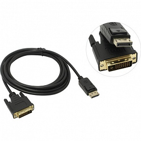 Cablexpert (CC-DPM-DVIM-3M) Кабель-переходник DisplayPort (M) -) DVI (25M) 3м