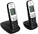 Р/телефон Gigaset A415 DUO (Black) (2 трубки с ЖК диспл., База,Заряд.  устр-во)  стандарт-DECT, РО,