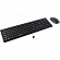 OKLICK Wireless Keyboard & Optical Mouse (240M Black) (Кл-ра, USB,FM+Мышь 4кн, Roll, USB,  FM) (1091