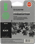 Картридж Cactus CS-CLI521BK для Canon PIXMA MP540/550/620/630/640/980/990, MX860, PIXMA iP3600/4600/