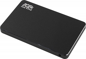 AgeStar (3UB2AX2 Black) (EXT BOX для внешнего подключения  2.5"  SATA HDD,  USB3.0)