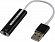 Orient (AU-04PLB) USB адаптер для наушников с микрофоном (регул.громкости, управление медиаплеером)