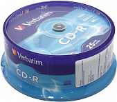 CD-R Verbatim   700Mb 52x sp. (уп.25 шт) на шпинделе (43432)