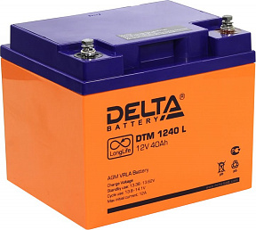 Аккумулятор Delta DTM 1240L  (12V,  40Ah) для  UPS