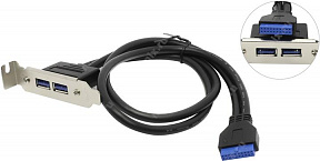 Espada (EBRT-2USB3LOW) Планка портов в корпус 2 Port USB 3.0,  Low Profile