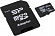 Silicon Power (SP256GBSTXBU1V10SP) microSDXC Memory Card 256Gb UHS-I U1 +  microSD--)SD Adapter