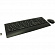 OKLICK Wireless Keyboard & Optical Mouse (222M) Black (Кл-ра, USB,FM+Мышь 3кн, Roll, FM,USB) (109136