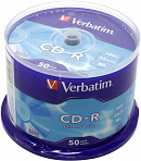 CD-R Verbatim   700Mb 52x sp. (уп.50  шт)  на шпинделе  (43351)